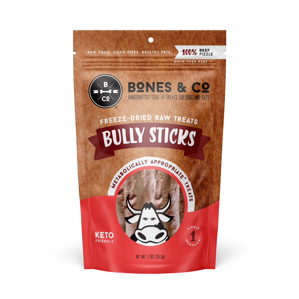 Freeze Dried Bully Stick 1.7oz DOG TUB