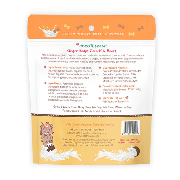 Coco-Milk Bones Ginger Snaps Biscuit