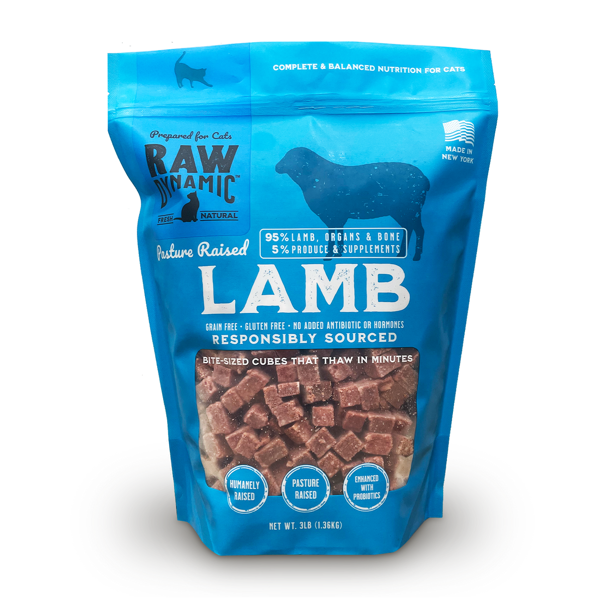 Frozen Lamb Cat 3lb