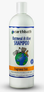 Earthbath Oatmeal & Aloe Fragrance Free Dog & Cat Shampoo, 16-fl oz bottle
