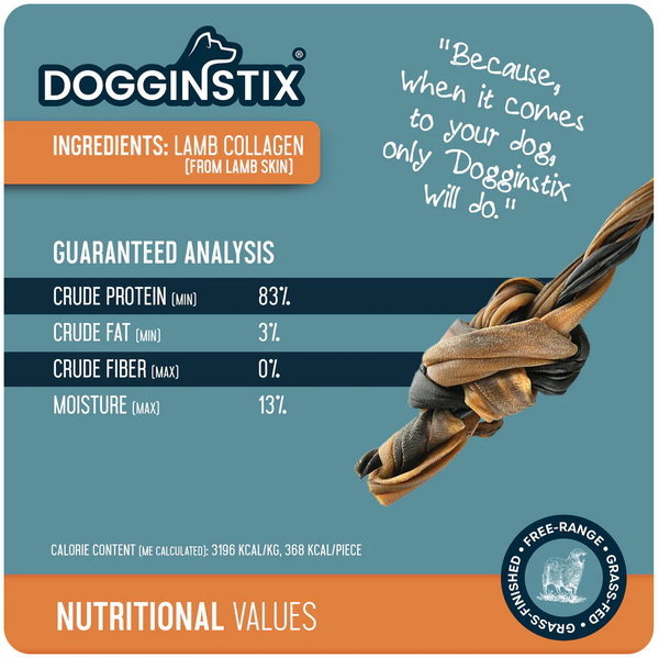 Braided Lamb Collagen Double Knots