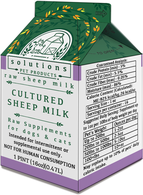 Solutions Cultured Sheep Milk