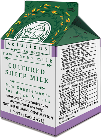 Solutions Cultured Sheep Milk
