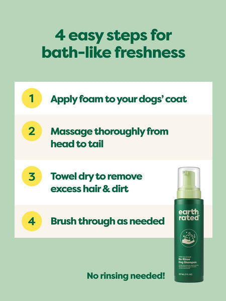 Shampoo No-Rinse Earth Rated