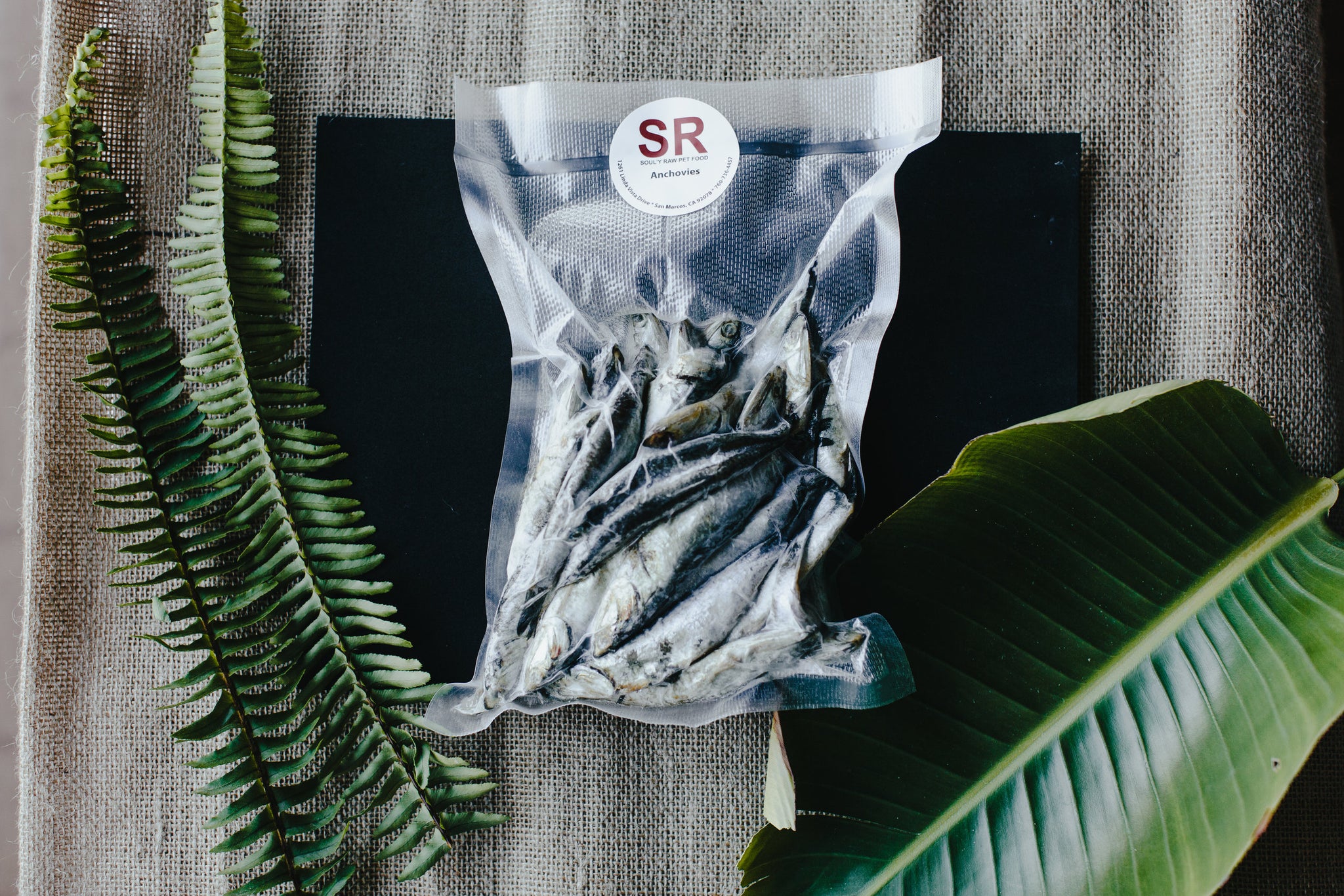 Fresh Frozen Whole Anchovies DOG TUB