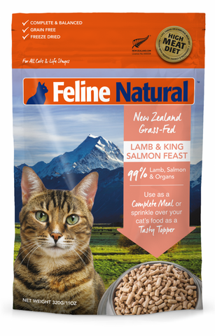 Feline Lamb & King Salmon Feast Freeze Dried